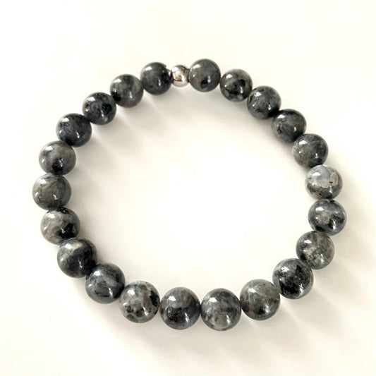 Bracelet Labradorite noire
