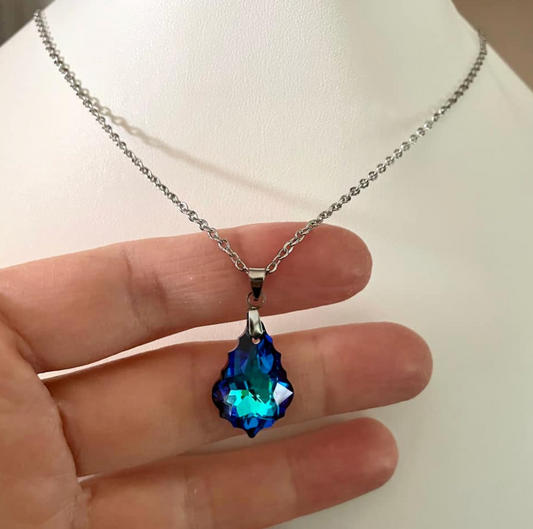 Large Baroque Heliotrope Crystal