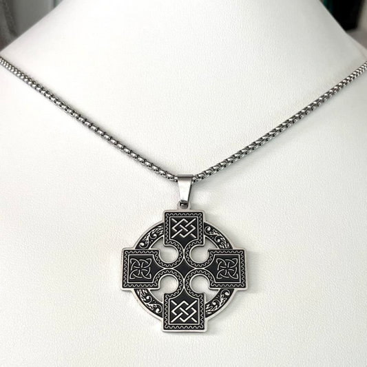 Croix Celtique en inox