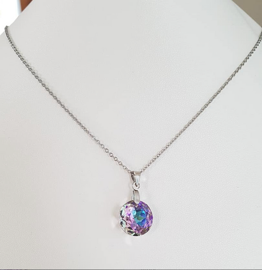 Moyen Classique en Cristal Vitrail