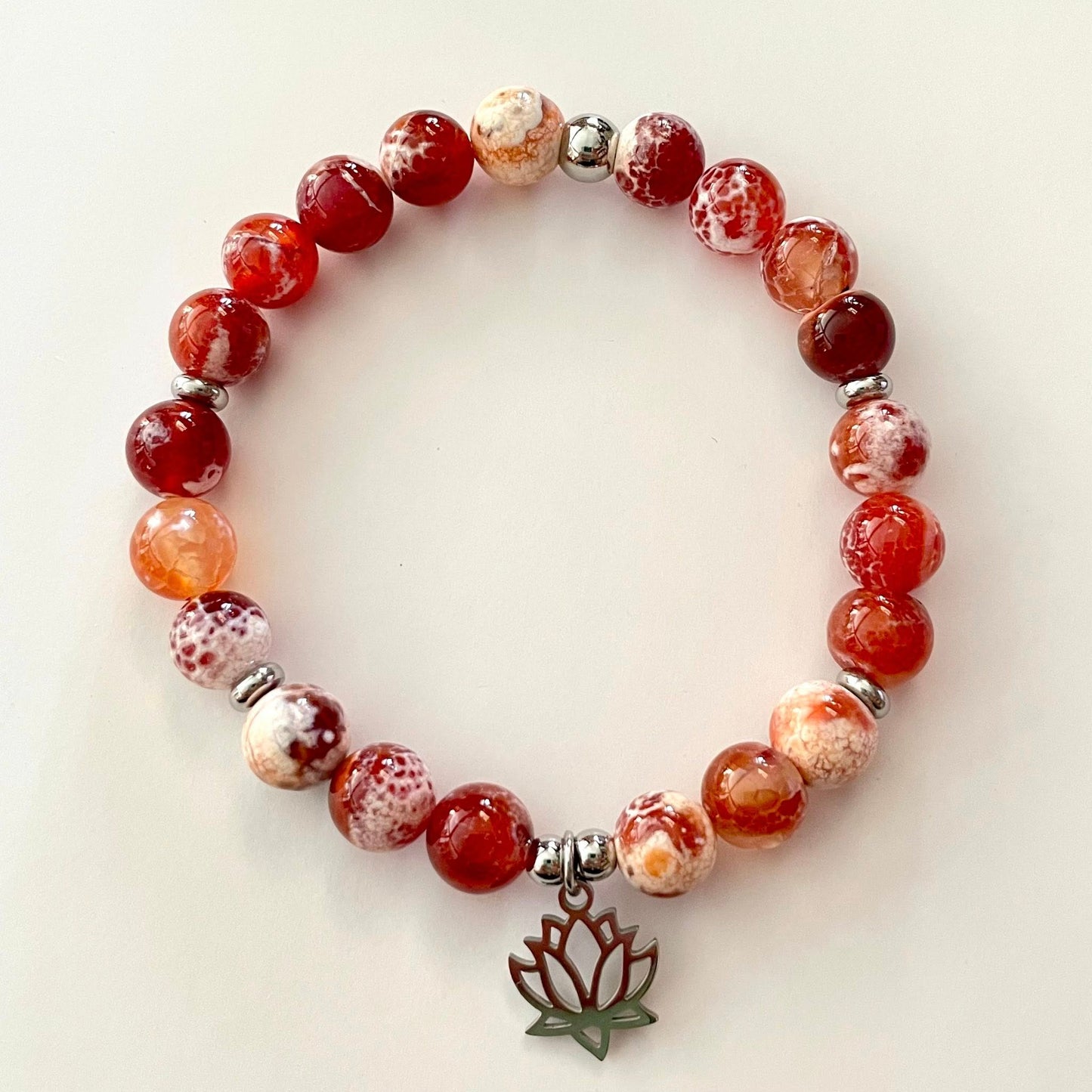 Bracelet  Lotus de Feu