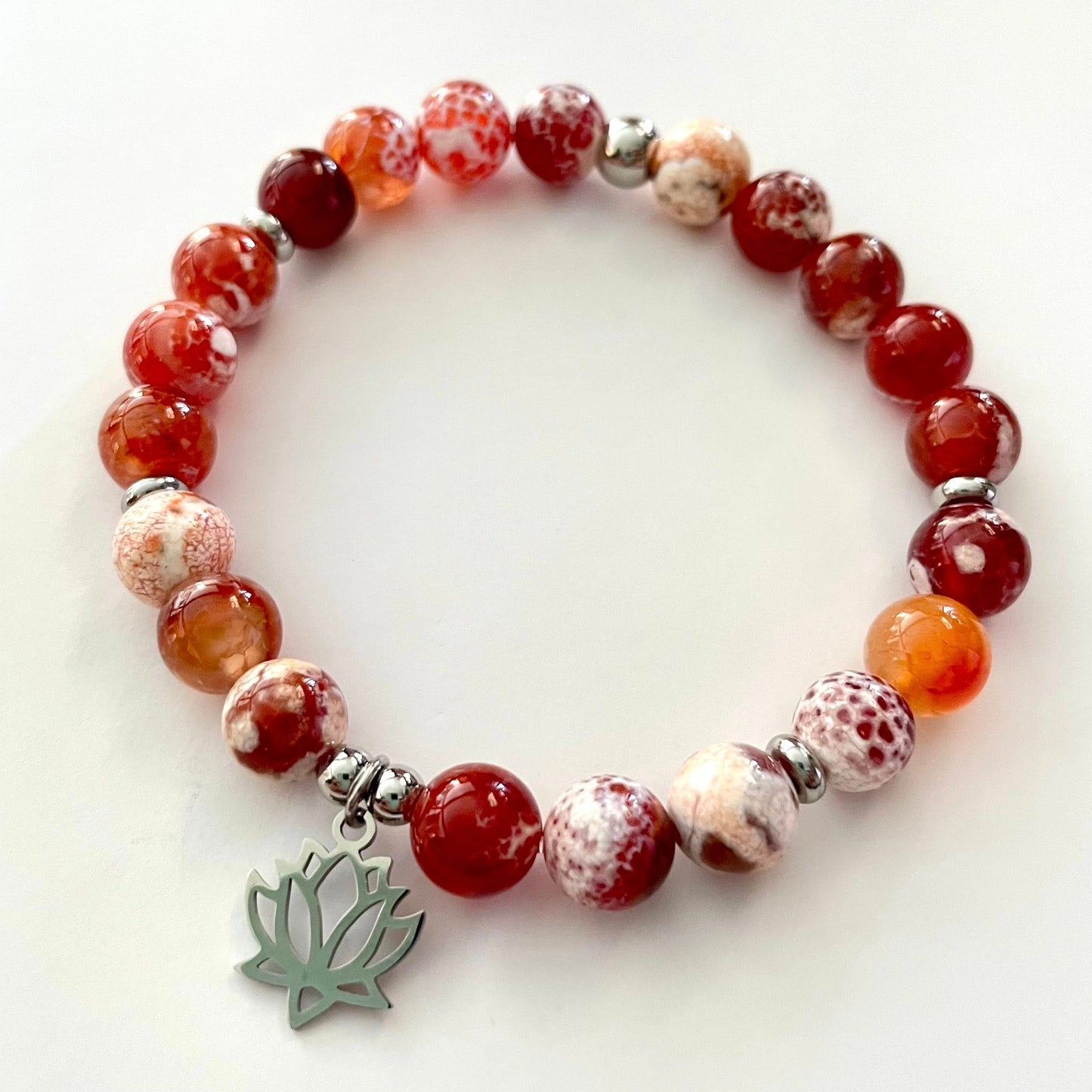 Bracelet  Lotus de Feu