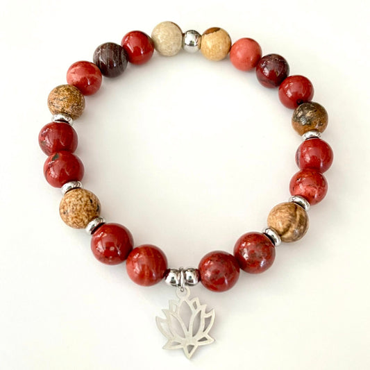 Bracelet Force de la Terre Lotus