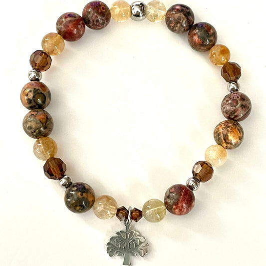 Bracelet en Jaspe Léopard