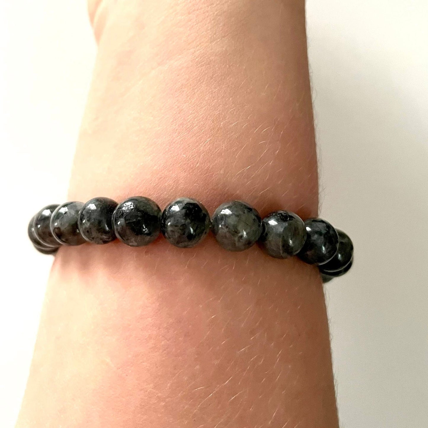 Bracelet Labradorite noire