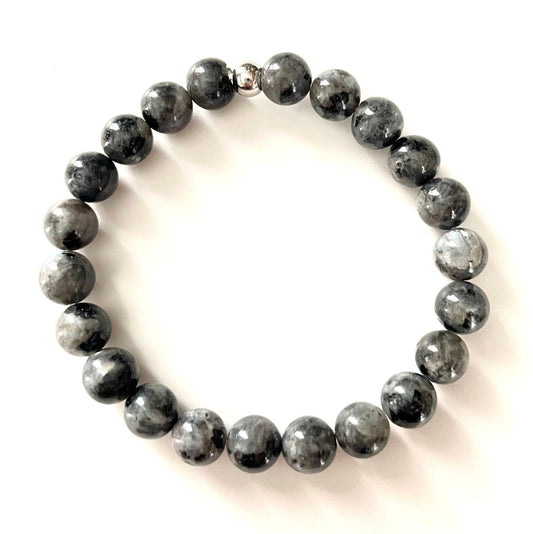 Bracelet Labradorite noire