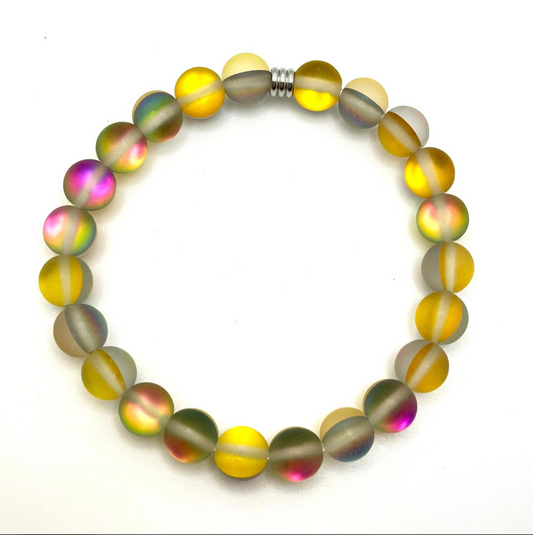 Bracelet en Cristal Sirène Jaune