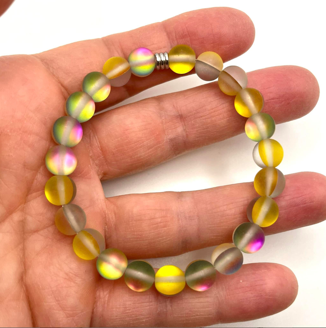 Bracelet en Cristal Sirène Jaune