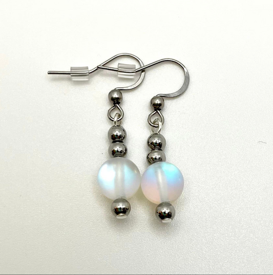 Boucles Cristal Sirène Clair
