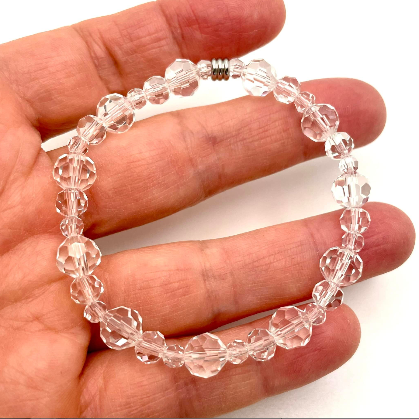 Bracelet Harmonie en cristal clair