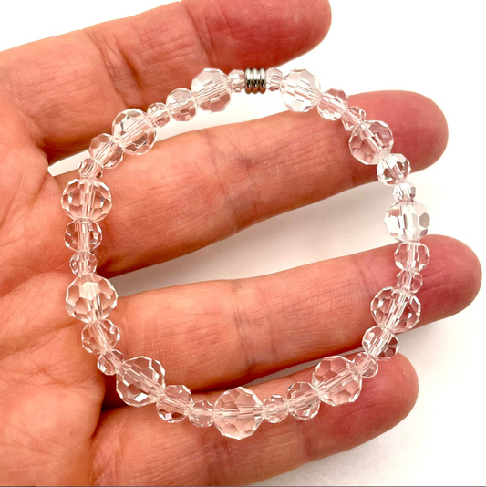 Bracelet Harmonie en cristal clair