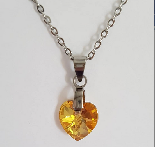 Petit coeur 10mm en cristal Sunshine Shimmer