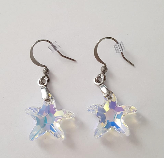 Boucles Étoiles de Mer Aurore Boréale Dorée