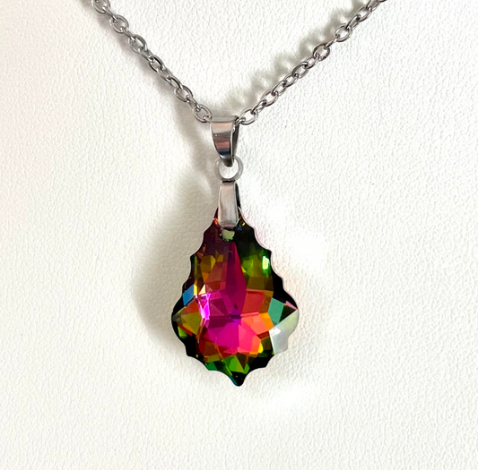 Gros Baroque en Cristal Multicolore