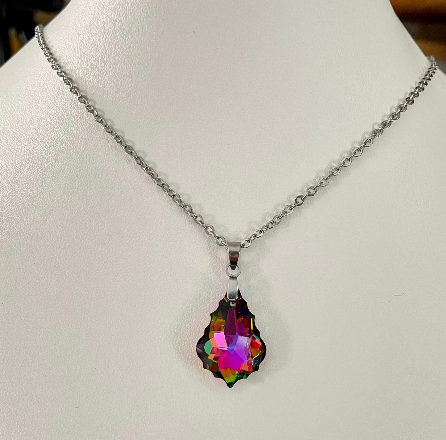 Gros Baroque en Cristal Multicolore