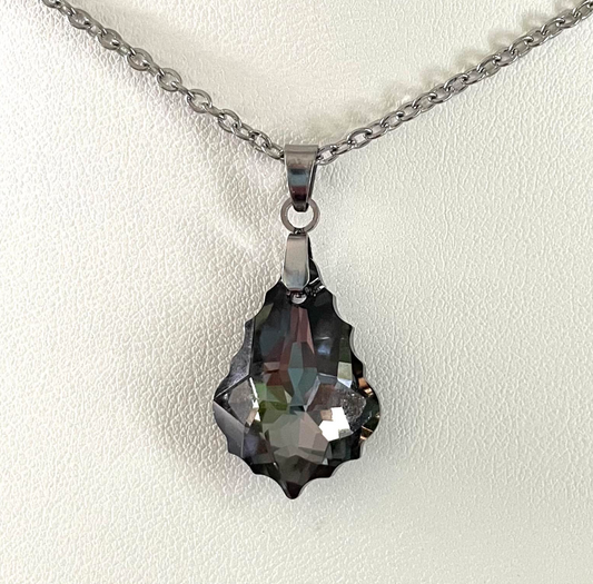 Gros Baroque en Cristal Silvernight