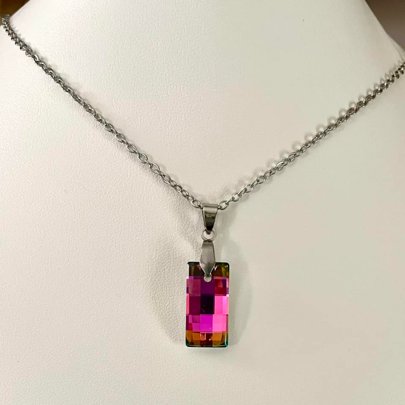 Cristal Urbain Vitrail Rose