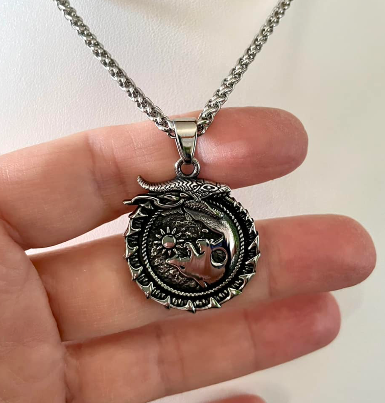 Double-Loups Dragon en inox