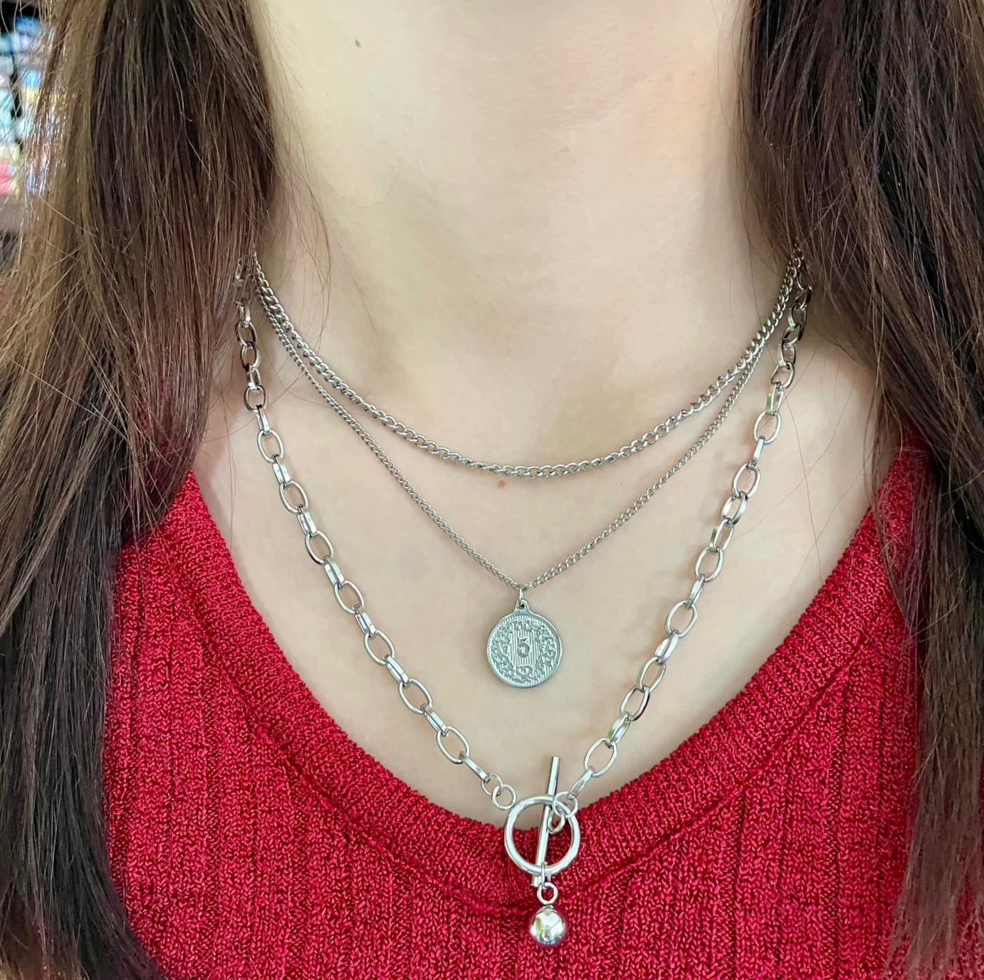 Collier Déesse en inox