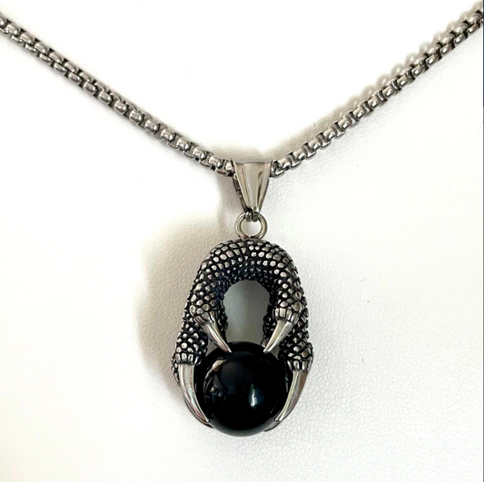 Griffe de Dragon Noire en inox