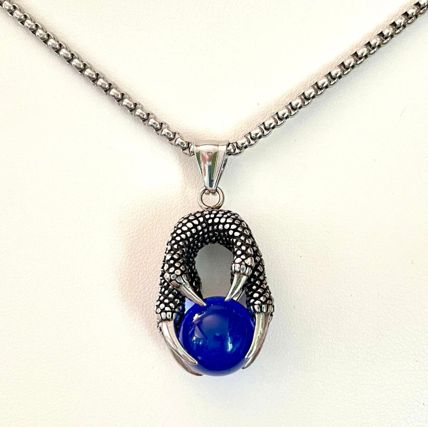 Griffe de Dragon Bleu en inox