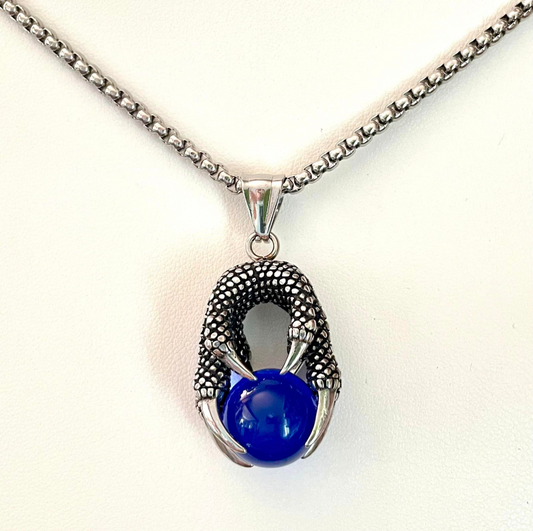 Griffe de Dragon Bleu en inox