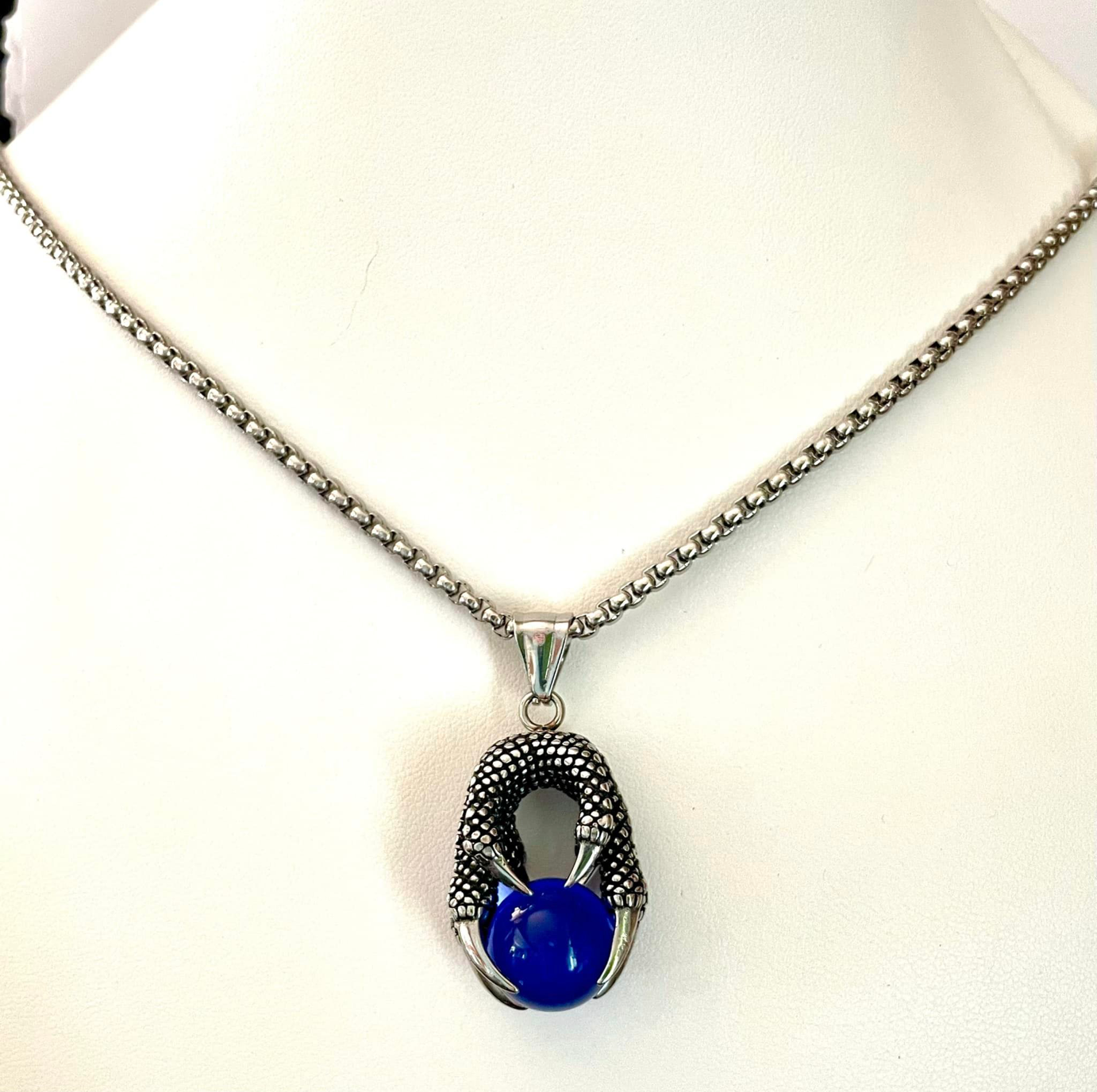 Griffe de Dragon Bleu en inox