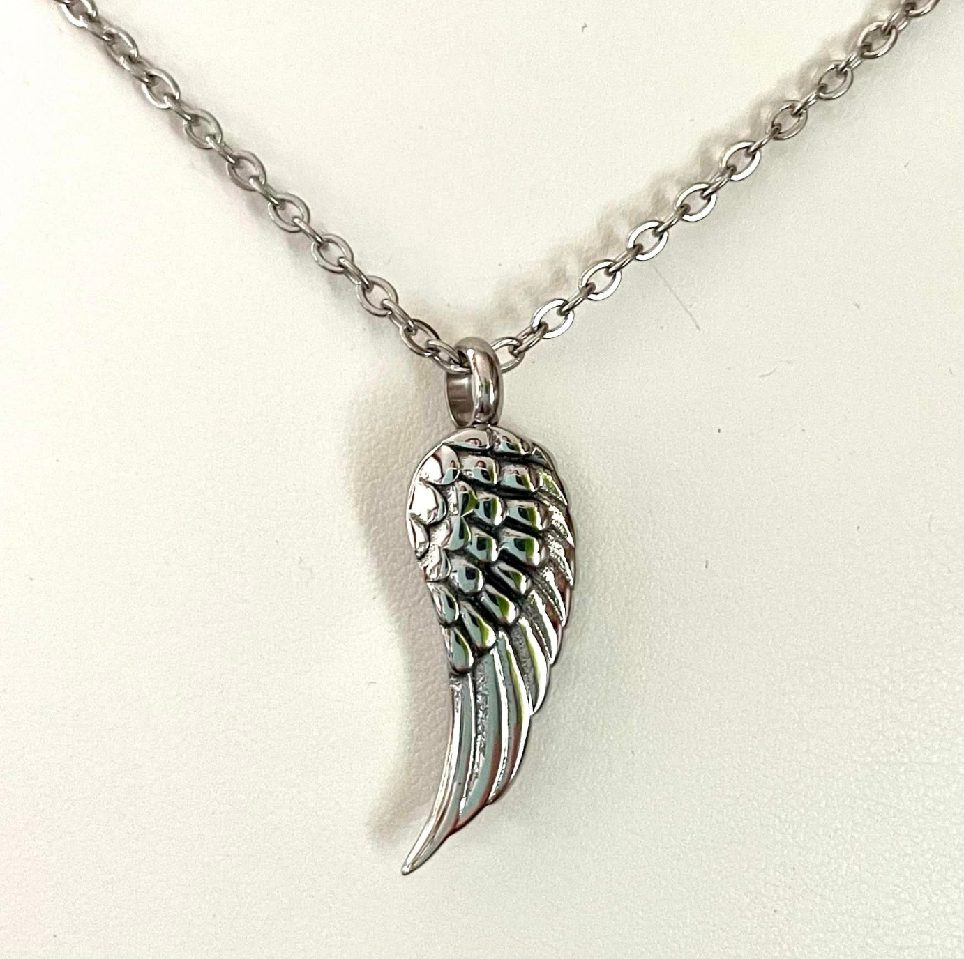 Urne Pendentif Aile d’Ange en inox