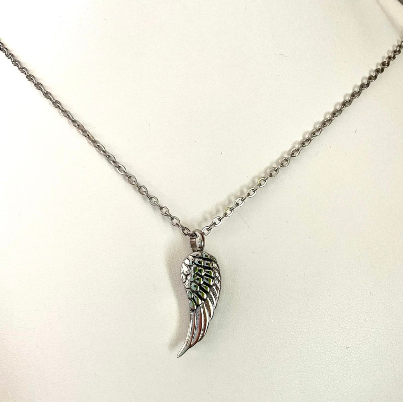 Urne Pendentif Aile d’Ange en inox