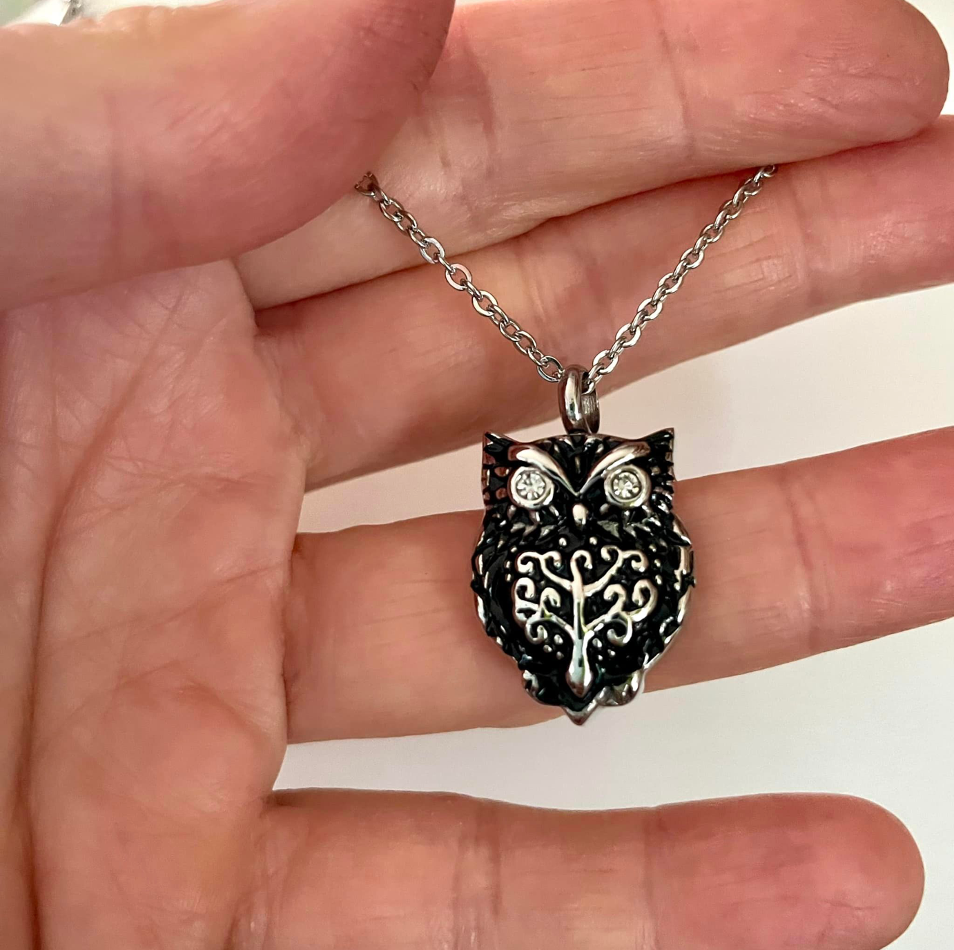 Urne Hibou en inox