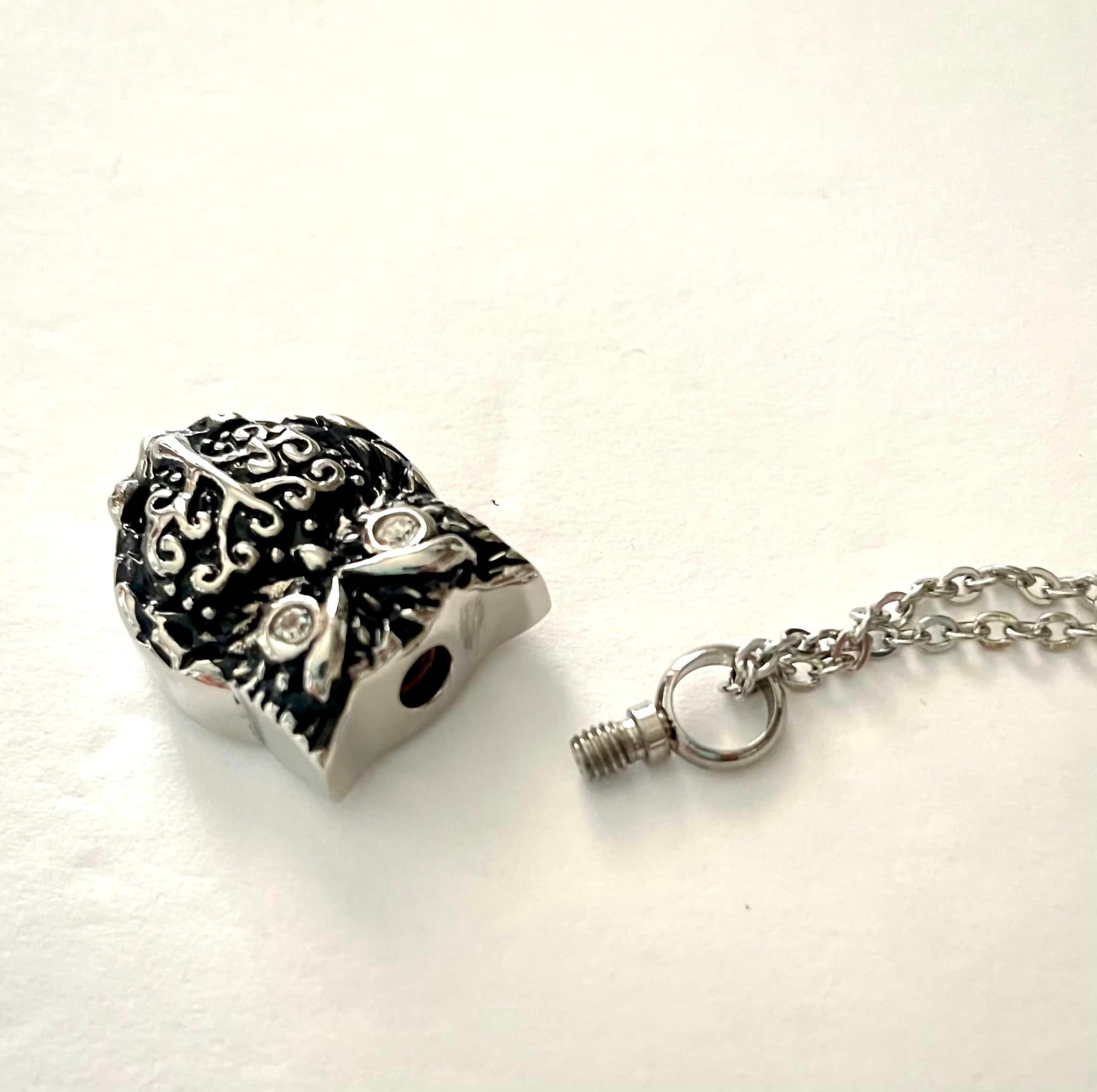 Urne Hibou en inox