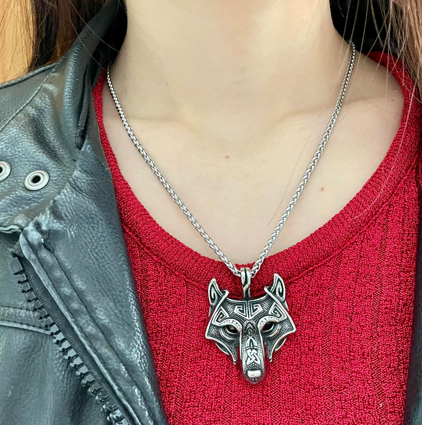Loup Viking en inox