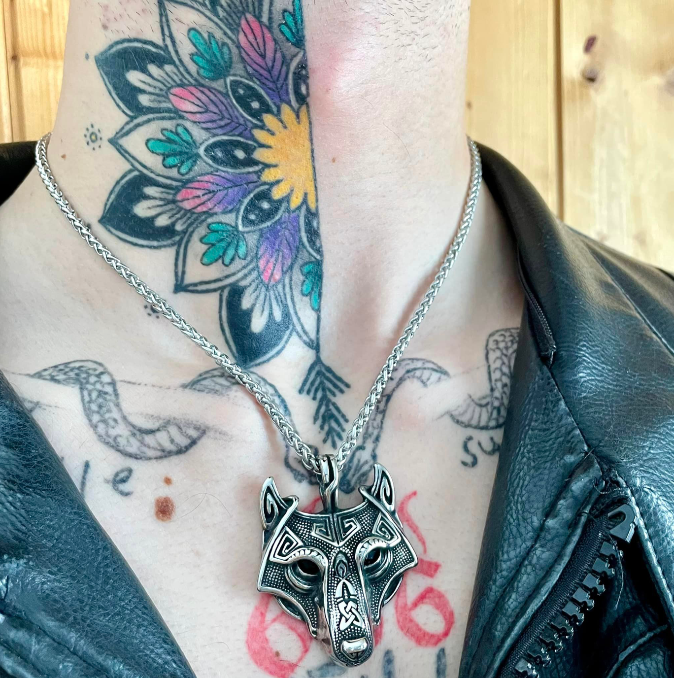 Loup Viking en inox