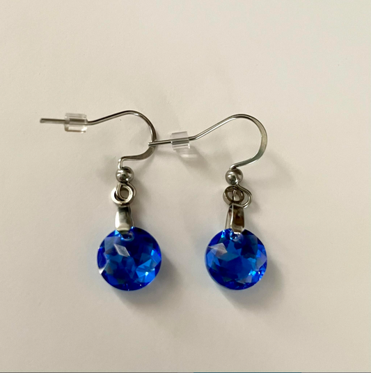 Boucles Classiques Saphir Shimmer