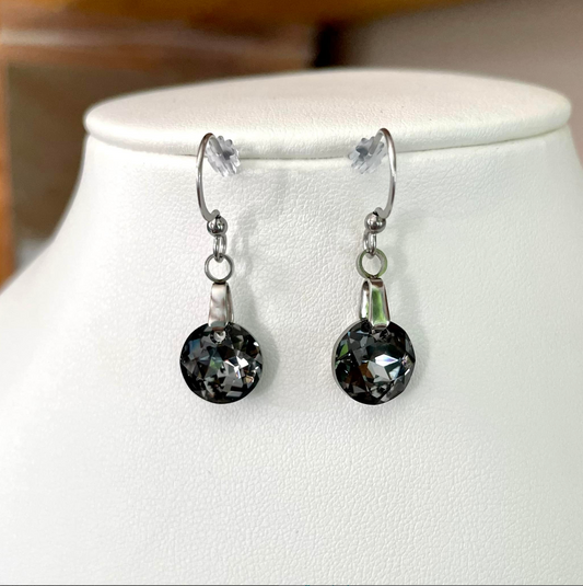 Silvernight Clear Crystal Classic Earrings 