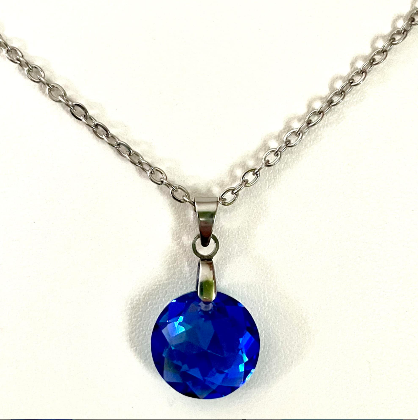 Moyen Classique en Cristal Saphir Shimmer