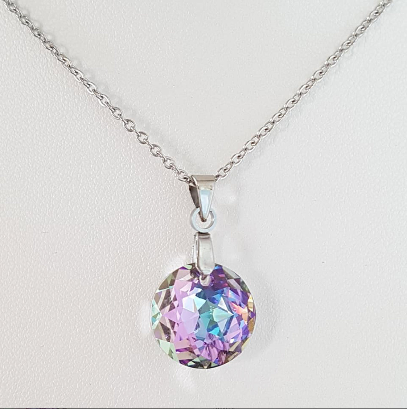 Moyen Classique en Cristal Vitrail