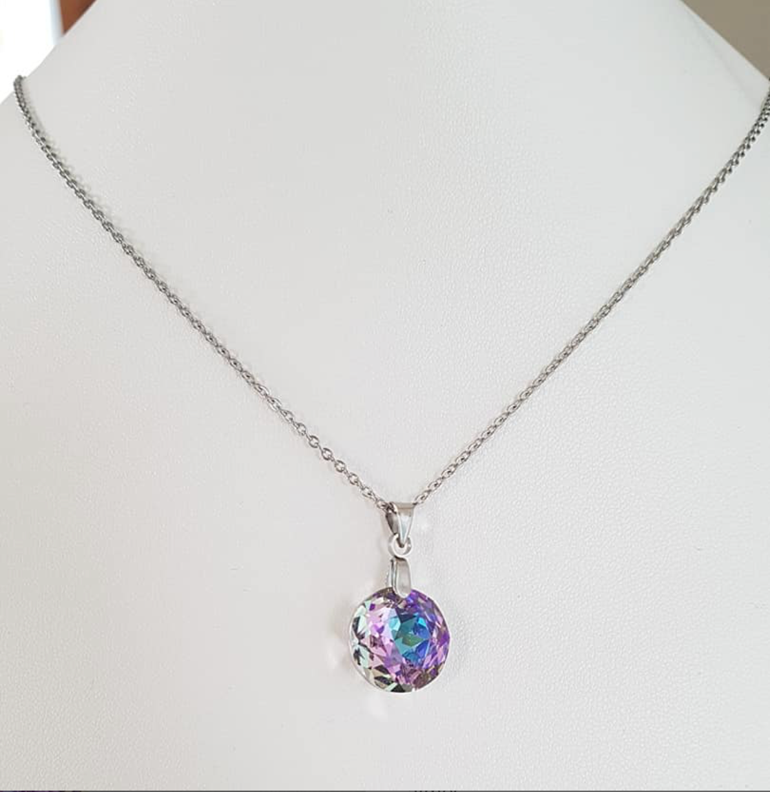 Moyen Classique en Cristal Vitrail