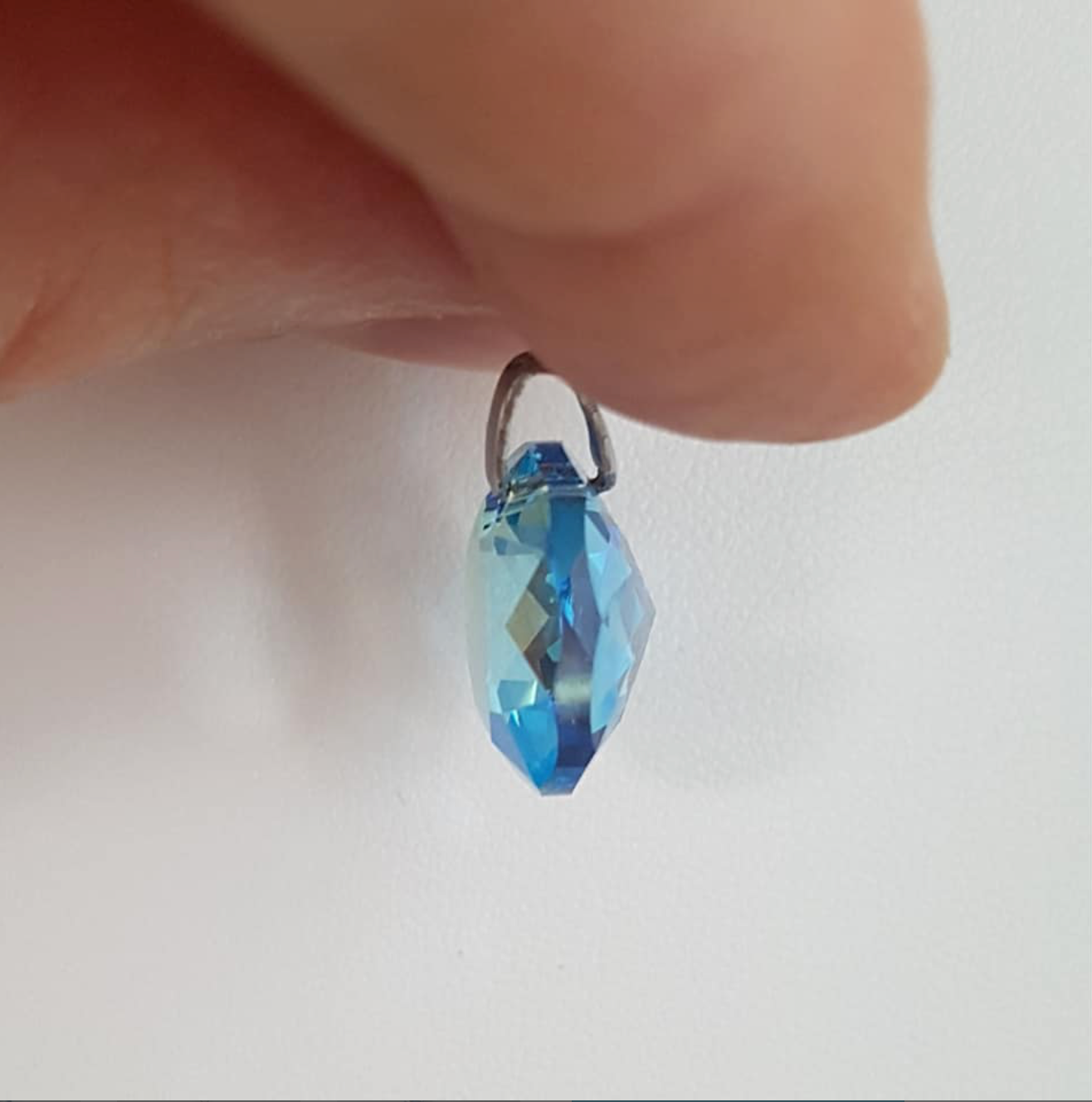 Moyen Classique en Cristal Aigue-Marine Shimmer