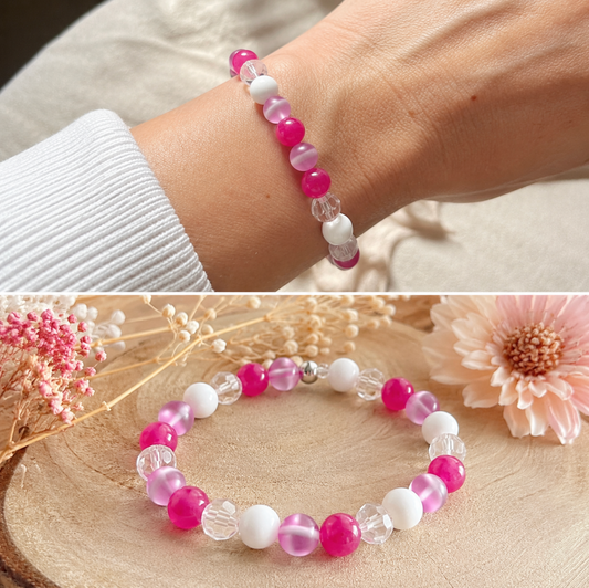 Bracelet Rose Céleste