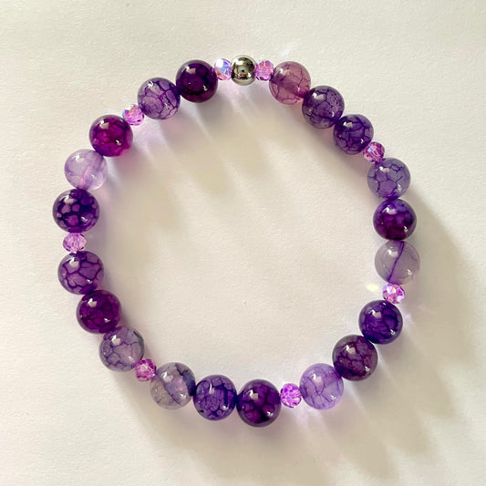 Bracelet Lumière Violette des Fées