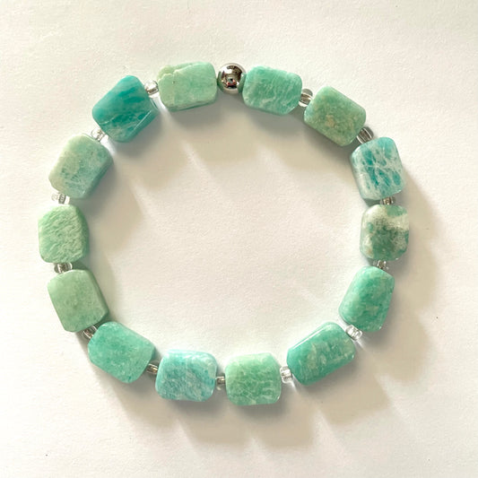 Bracelet Refuge en Amazonite