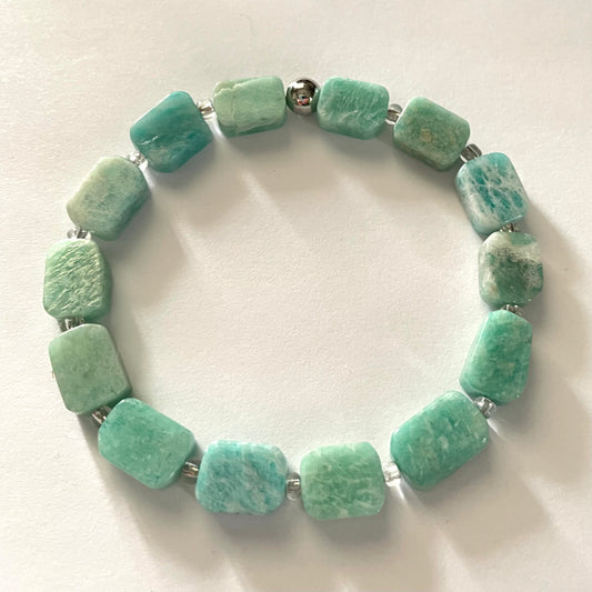 Bracelet Refuge en Amazonite