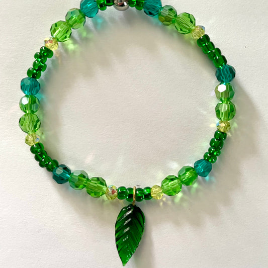 Bracelet Elfe Vert de la Forêt