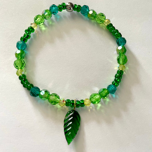 Bracelet Elfe Vert de la Forêt