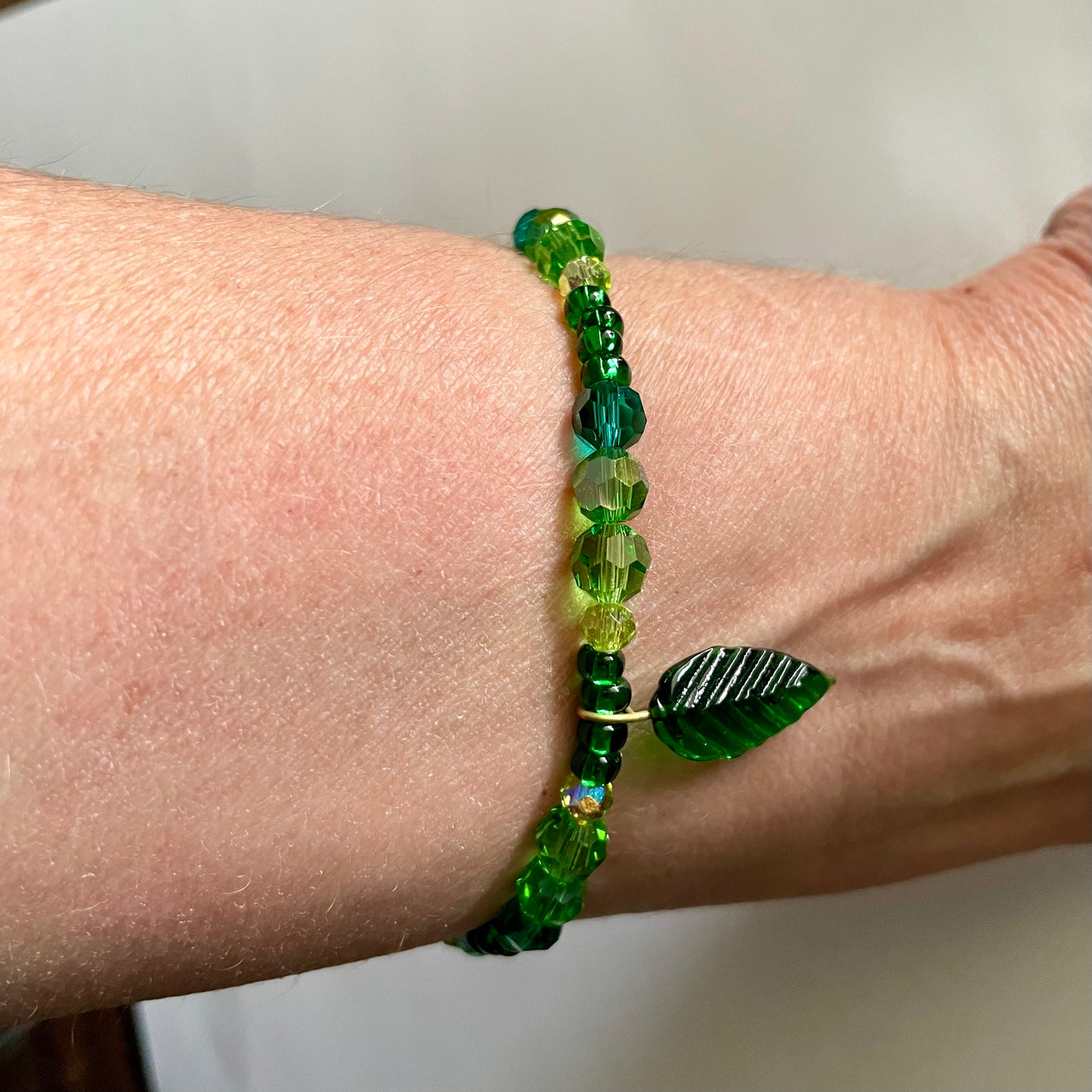 Bracelet Elfe Vert de la Forêt
