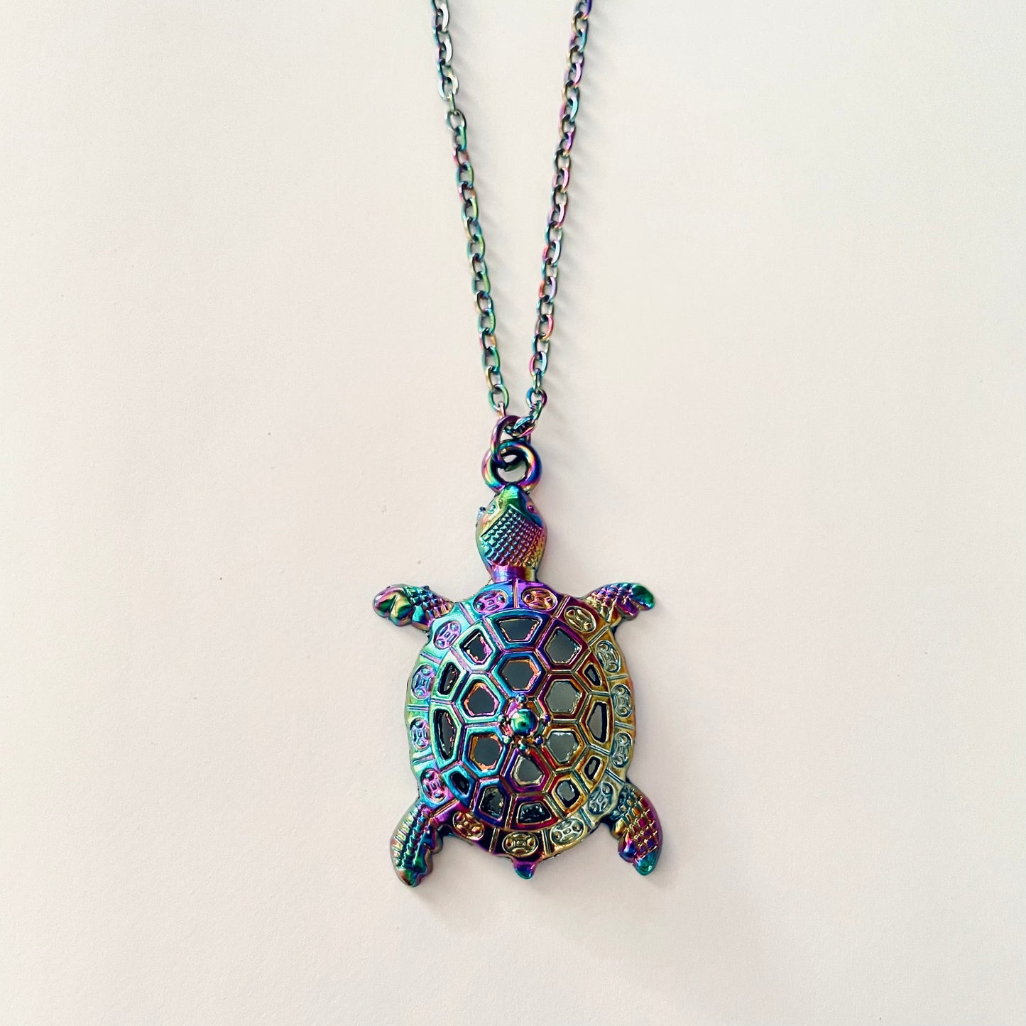 Tortue multicolore en inox