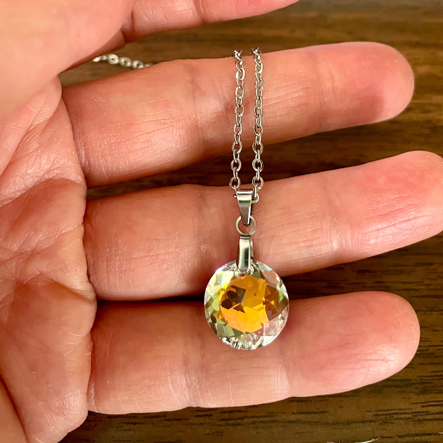 Moyen Classique en Cristal Aurore Boréale
