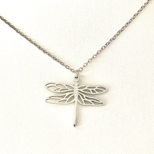 Collier Libellule en inox