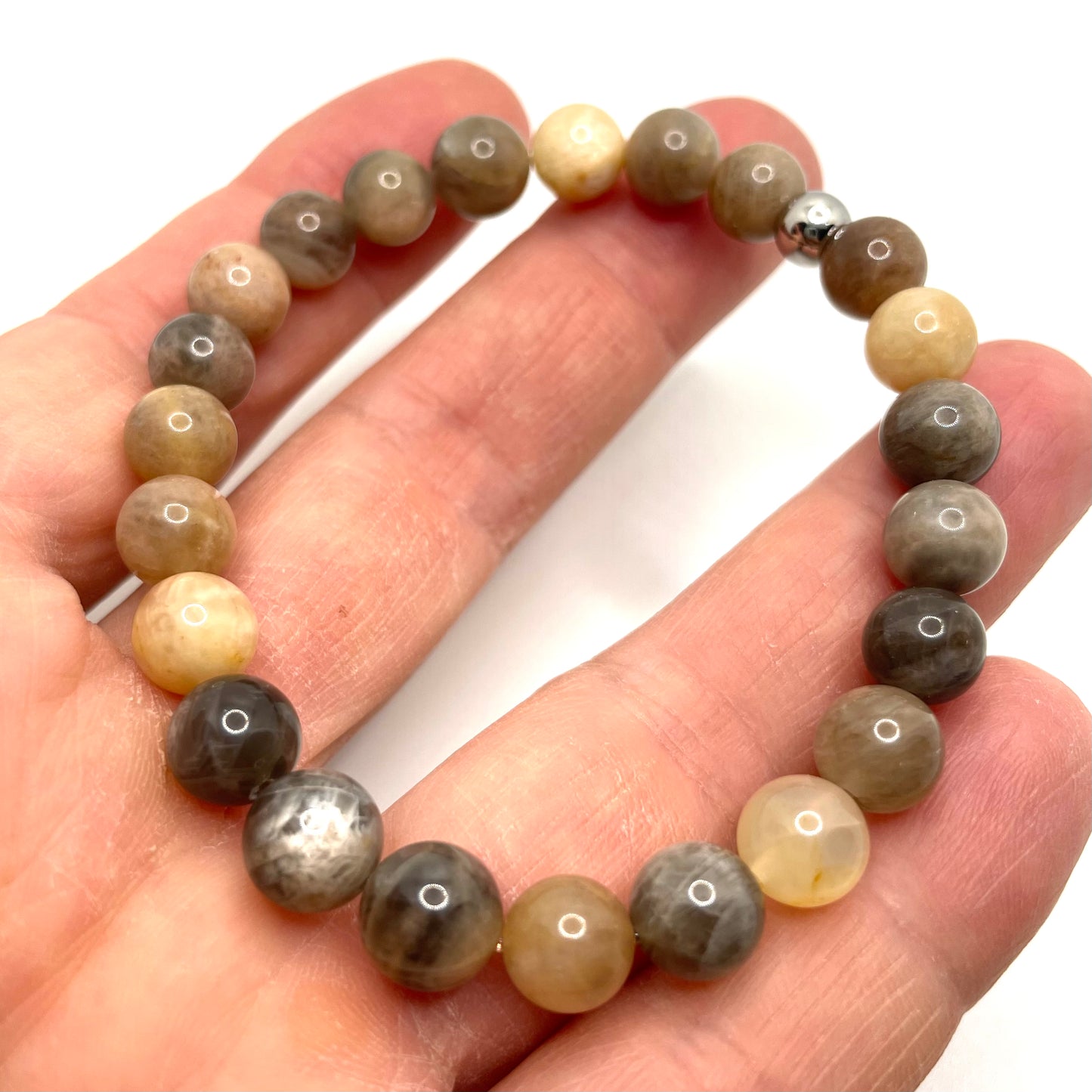 Bracelet Pierre de Lune Noire